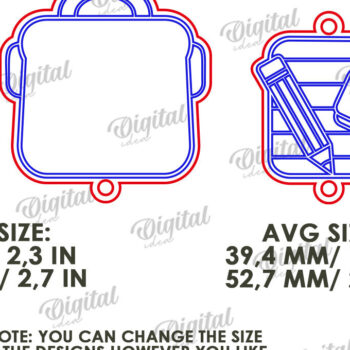 Intra απο ξύλο plywood 3mm-4mm πάχος – Teacher Lanyard Decor Bundle Cut Laser Δίασταση  20x20 cm INTRAFABR-120103855 - Image 3