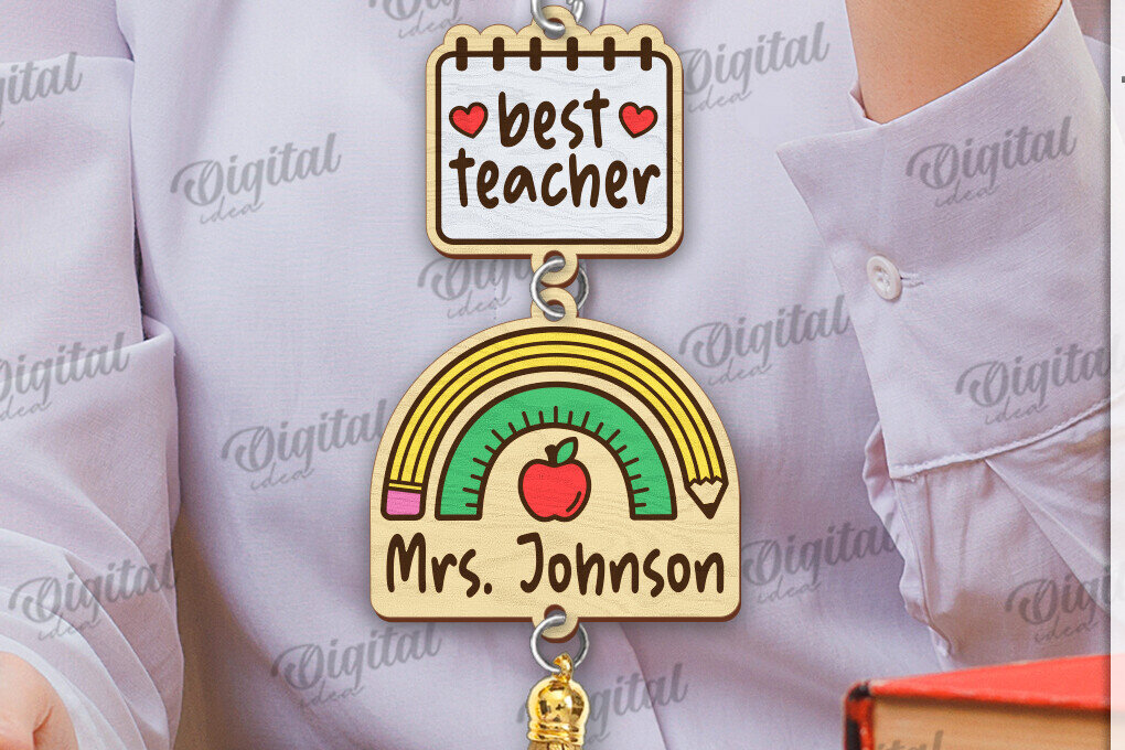 Intra απο ξύλο plywood 3mm-4mm πάχος – Δασκάλα Lanyard Decor Δίασταση  20x20 cm INTRAFABR-120166456