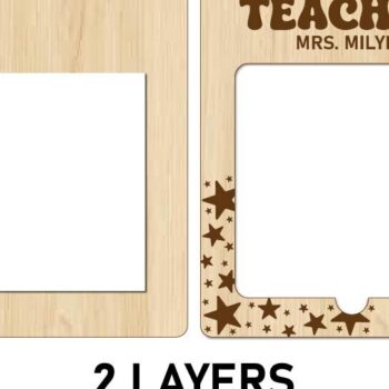 Intra απο ξύλο plywood 3mm-4mm πάχος – Αρχείο κοπής με λέιζερ θήκη σημειωματάριου εκπαιδευτικού Δίασταση  20x20 cm INTRAFABR-120919851 - Image 3