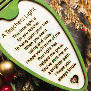 Intra απο ξύλο plywood 3mm-4mm πάχος – Στολίδι δασκάλου Laser Δίασταση  20x20 cm INTRAFABR-81159625