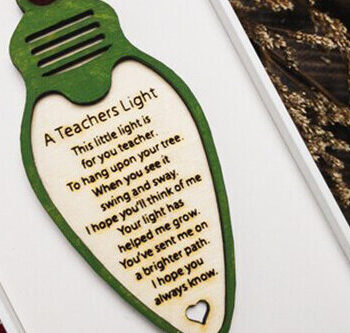 Intra απο ξύλο plywood 3mm-4mm πάχος – Στολίδι δασκάλου Laser Δίασταση  20x20 cm INTRAFABR-81159625 - Image 2