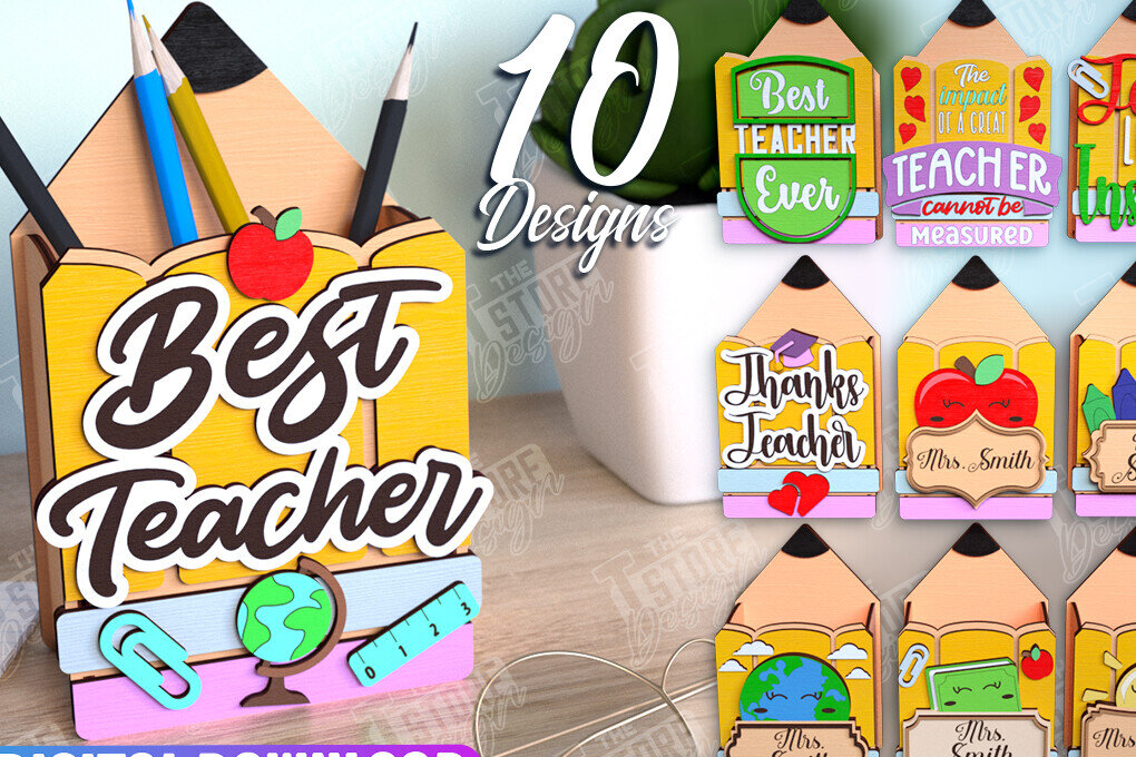 Intra απο ξύλο plywood 3mm-4mm πάχος – Πακέτο μολυβοθήκης δασκάλου | Στάντα στυλό Δίασταση  20x20 cm INTRAFABR-111598844