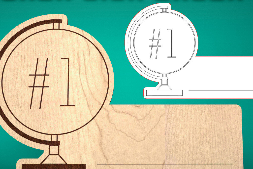 Intra απο ξύλο plywood 3mm-4mm πάχος – Teacher Sign | Σχολείο Δίασταση  40x30 cm INTRAFABR-57370783