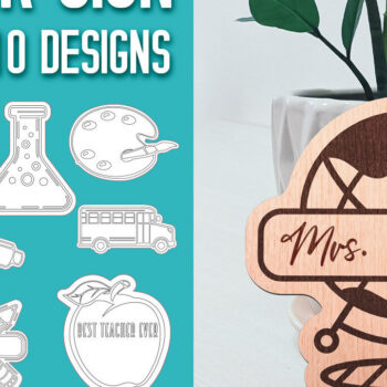 Intra απο ξύλο plywood 3mm-4mm πάχος – Teacher Sign | Σχολείο Δίασταση  40x30 cm INTRAFABR-57513944 - Image 1