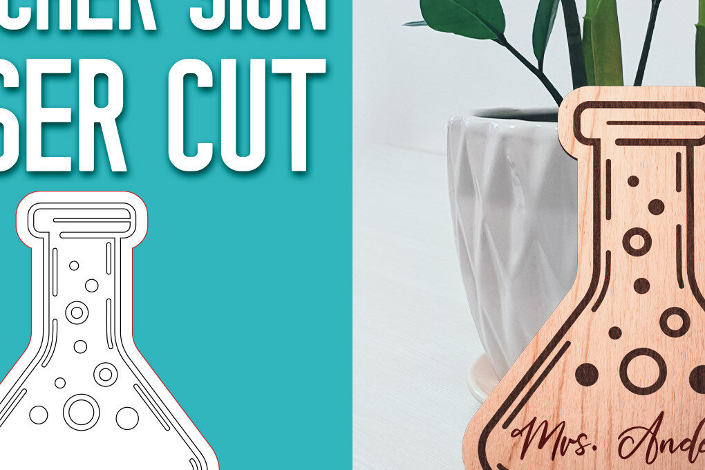 Intra απο ξύλο plywood 3mm-4mm πάχος – Teacher Sign | Σχολείο Δίασταση  40x30 cm INTRAFABR-57514140