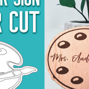 Intra απο ξύλο plywood 3mm-4mm πάχος – Teacher Sign | Σχολείο Δίασταση  40x30 cm INTRAFABR-57514284