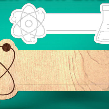 Intra απο ξύλο plywood 3mm-4mm πάχος – Teacher Sign | Σχολείο Δίασταση 40x30 cm INTRAFABR-57369956 - Image 3