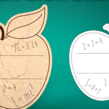 Intra απο ξύλο plywood 3mm-4mm πάχος – Teacher Sign | Σχολείο Δίασταση 40x30 cm INTRAFABR-57369956 - Image 7