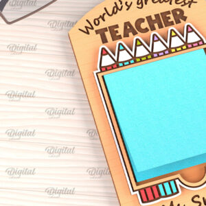 Intra απο ξύλο plywood 3mm-4mm πάχος – Δάσκαλος κολλώδες σημειωματάριο, Δίασταση 20x20 cm INTRAFABR-96508329