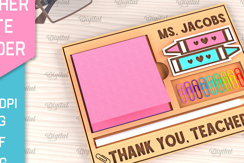 Intra απο ξύλο plywood 3mm-4mm πάχος – Δάσκαλος κολλώδες σημειωματάριο, Δίασταση  20x20 cm INTRAFABR-96508428