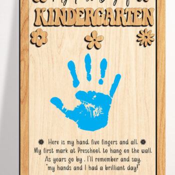 Intra απο ξύλο plywood 3mm-4mm πάχος – Διακόσμηση για την Ημέρα του Δασκάλου Κομμένο αρχείο Δίασταση  20x20 cm INTRAFABR-97021057 - Image 1