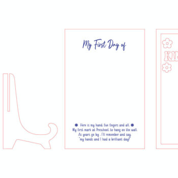 Intra απο ξύλο plywood 3mm-4mm πάχος – Διακόσμηση για την Ημέρα του Δασκάλου Κομμένο αρχείο Δίασταση  20x20 cm INTRAFABR-97021057 - Image 4