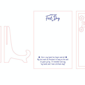 Intra απο ξύλο plywood 3mm-4mm πάχος – Διακόσμηση για την Ημέρα του Δασκάλου Κομμένο αρχείο Δίασταση  20x20 cm INTRAFABR-97021254 - Image 4