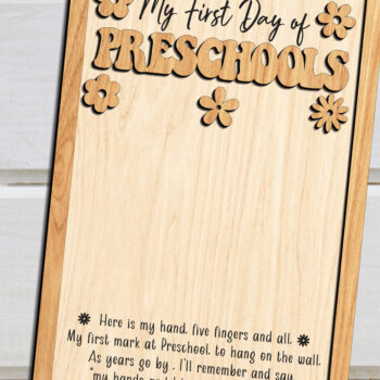 Intra απο ξύλο plywood 3mm-4mm πάχος – Διακόσμηση για την Ημέρα του Δασκάλου Κομμένο αρχείο Δίασταση  20x20 cm INTRAFABR-97020938 - Image 3