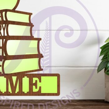 Intra απο ξύλο plywood 3mm-4mm πάχος – Teachers Design Name Sign Δίασταση  40x30 cm INTRAFABR-99238106 - Image 1