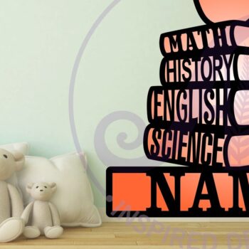 Intra απο ξύλο plywood 3mm-4mm πάχος – Teachers Design Name Sign Δίασταση  40x30 cm INTRAFABR-99238106 - Image 2