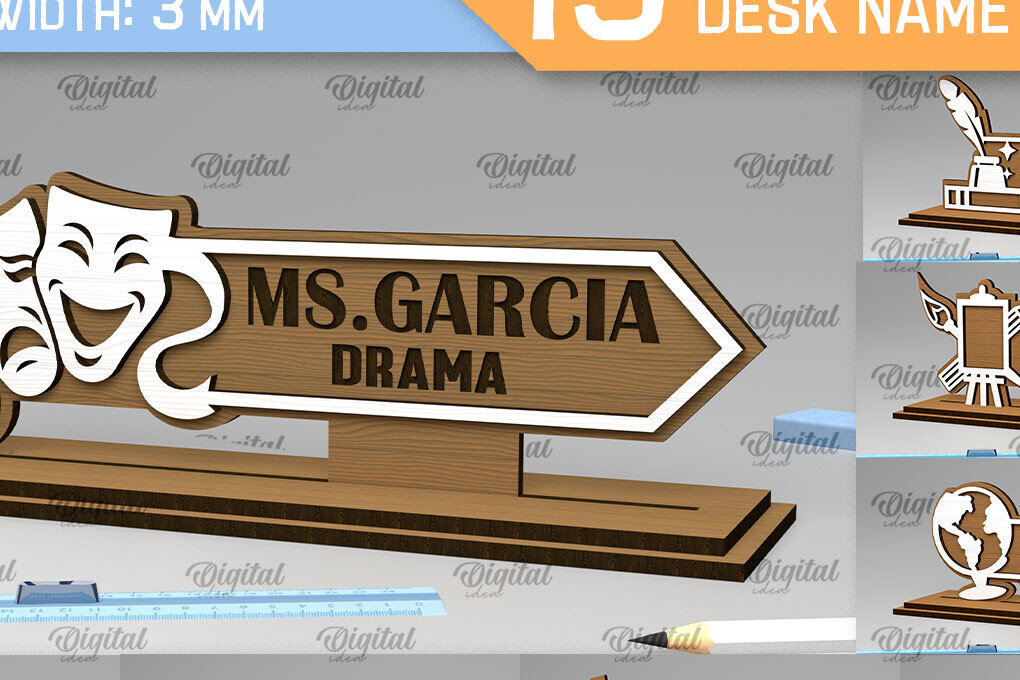 Intra απο ξύλο plywood 3mm-4mm πάχος – Πακέτα λέιζερ για πινακίδες γραφείου καθηγητών Δίασταση  20x20 cm INTRAFABR-103448944