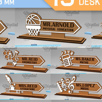 Intra απο ξύλο plywood 3mm-4mm πάχος – Πακέτα λέιζερ για πινακίδες γραφείου καθηγητών Δίασταση  20x20 cm INTRAFABR-103448944 - Image 2