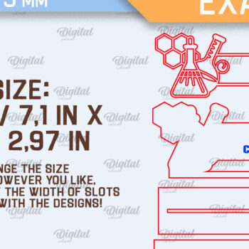 Intra απο ξύλο plywood 3mm-4mm πάχος – Πακέτα λέιζερ για πινακίδες γραφείου καθηγητών Δίασταση  20x20 cm INTRAFABR-103448944 - Image 3