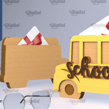 Intra απο ξύλο plywood 3mm-4mm πάχος – Δωροθήκη Δωροκάρτας Καθηγητών Δίασταση  20x20 cm INTRAFABR-95577567 - Image 1