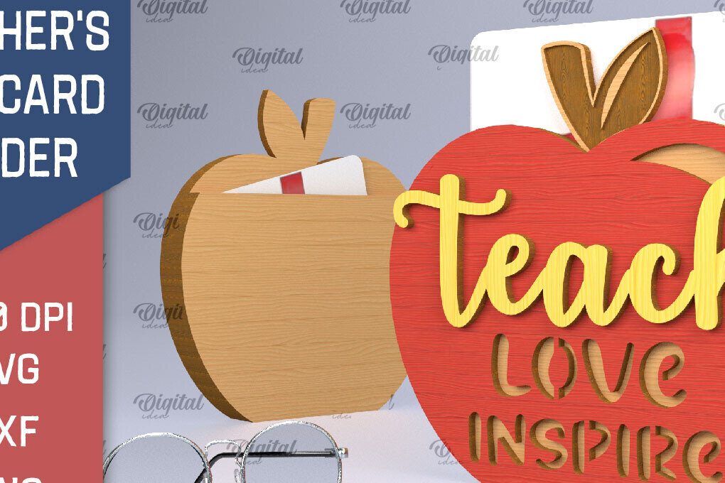 Intra απο ξύλο plywood 3mm-4mm πάχος – Δωροθήκη Δωροκάρτας Καθηγητών Δίασταση  20x20 cm INTRAFABR-95577422