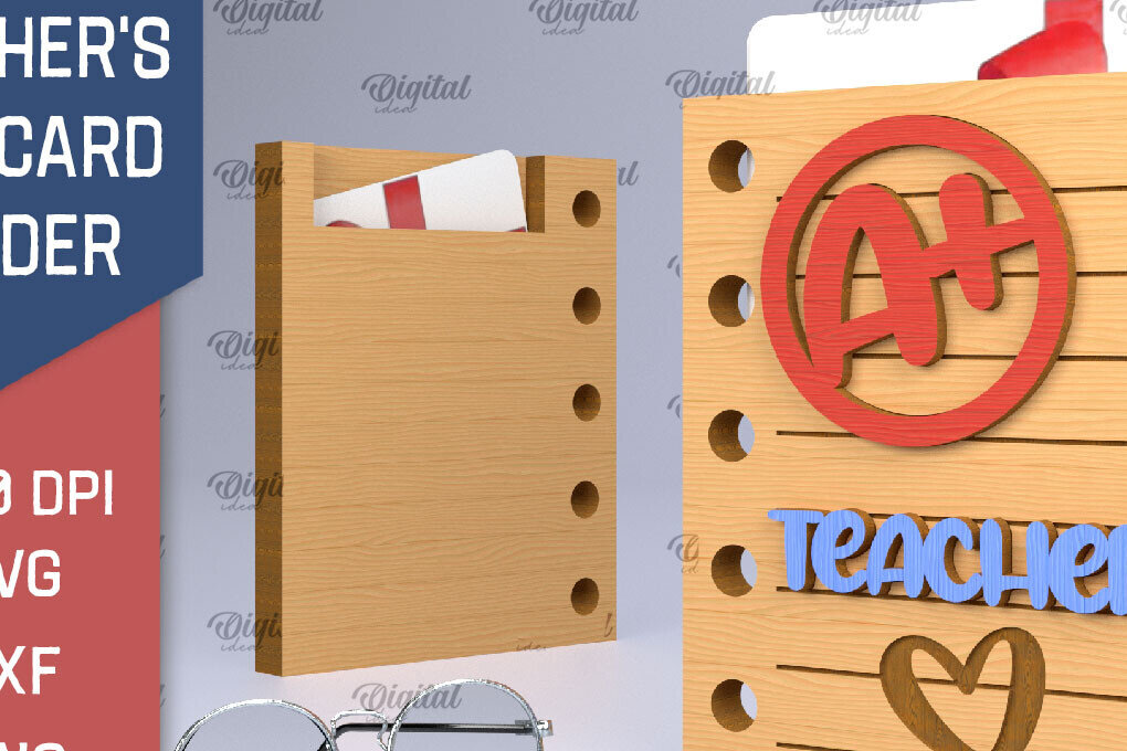 Intra απο ξύλο plywood 3mm-4mm πάχος – Δωροθήκη Δωροκάρτας Καθηγητών Δίασταση  20x20 cm INTRAFABR-95577490