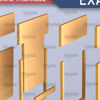 Intra απο ξύλο plywood 3mm-4mm πάχος – Πακέτο λέιζερ κατόχων δωροκαρτών δασκάλων Δίασταση 20x20 cm INTRAFABR-95645185 - Image 3