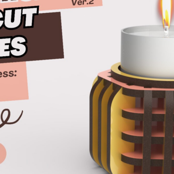 Intra απο ξύλο plywood 3mm-4mm πάχος – Κηροπήγιο ρεσώ | Αρχείο κοπής με λέιζερ Δίασταση  20x20 cm INTRAFABR-87528364 - Image 1