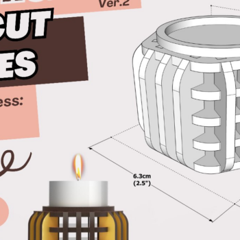 Intra απο ξύλο plywood 3mm-4mm πάχος – Κηροπήγιο ρεσώ | Αρχείο κοπής με λέιζερ Δίασταση  20x20 cm INTRAFABR-87528364 - Image 4