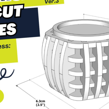 Intra απο ξύλο plywood 3mm-4mm πάχος – Κηροπήγιο ρεσώ | Αρχείο κοπής με λέιζερ Δίασταση  20x20 cm INTRAFABR-87532838 - Image 2