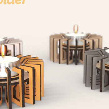 Intra απο ξύλο plywood 3mm-4mm πάχος – Θήκη ρεσώ | Αρχείο κοπής με λέιζερ | Λέιζερ Δίασταση  20x20 cm INTRAFABR-90673231 - Image 2