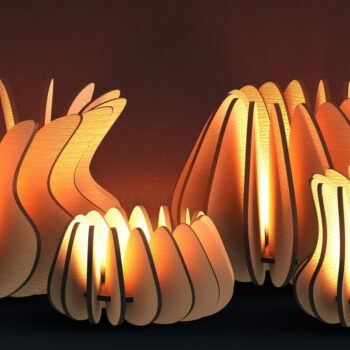 Intra απο ξύλο plywood 3mm-4mm πάχος – Σετ Σετ ρεσώ για Laser Δίασταση  20x20 cm INTRAFABR-79576898 - Image 2