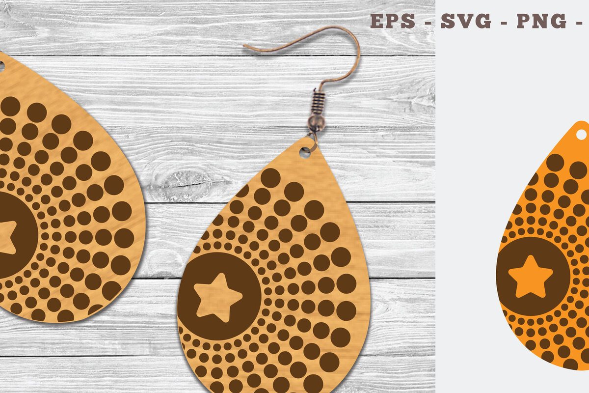 Intra απο ξύλο plywood 3mm-4mm πάχος – Σκουλαρίκια Tear Drop 1 Δίασταση  5x5 cm INTRAFABR-106747719