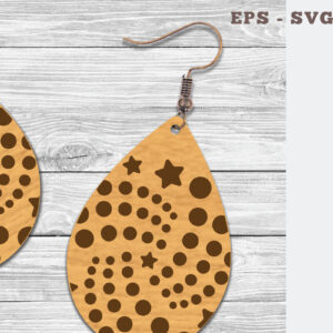 Intra απο ξύλο plywood 3mm-4mm πάχος – Σκουλαρίκια Tear Drop 4 Δίασταση  5x5 cm INTRAFABR-106747971