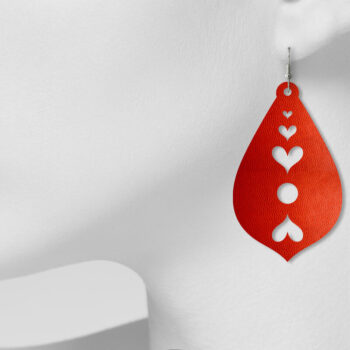 Intra απο ξύλο plywood 3mm-4mm πάχος – Σκουλαρίκι δάκρυ, Laser Δίασταση  5x5 cm INTRAFABR-7879177 - Image 2