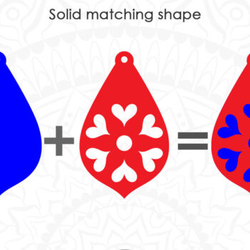 Intra απο ξύλο plywood 3mm-4mm πάχος – Σκουλαρίκι δάκρυ, Laser Δίασταση  5x5 cm INTRAFABR-7879177 - Image 5