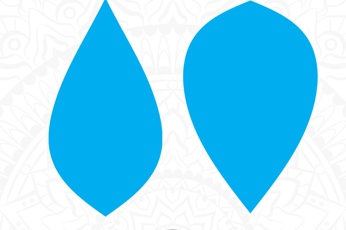 Intra απο ξύλο plywood 3mm-4mm πάχος – Σκουλαρίκια δάκρυ Δίασταση  5x5 cm INTRAFABR-6706489