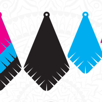 Intra απο ξύλο plywood 3mm-4mm πάχος – Σκουλαρίκια δάκρυ κομμένο αρχείο, γεωμετρικά Δίασταση  5x5 cm INTRAFABR-6838379 - Image 3