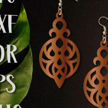 Intra απο ξύλο plywood 3mm-4mm πάχος – Teardrop Earrings, Boho Earrings Png Δίασταση  5x5 cm INTRAFABR-101645562 - Image 1