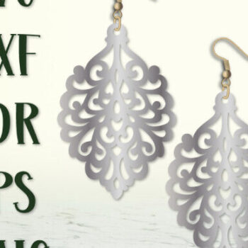 Intra απο ξύλο plywood 3mm-4mm πάχος – Teardrop Earrings, Earrings Lasercut Δίασταση  5x5 cm INTRAFABR-100612686 - Image 4