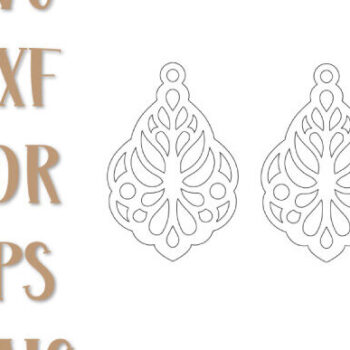 Intra απο ξύλο plywood 3mm-4mm πάχος – Σκουλαρίκια δάκρυ, Σκουλαρίκι με Δίασταση  5x5 cm INTRAFABR-100543852 - Image 2