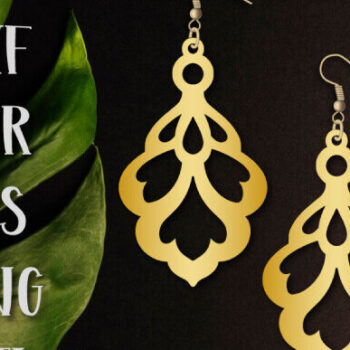 Intra απο ξύλο plywood 3mm-4mm πάχος – Teardrop Earrings, Lasercut Earrings Δίασταση  5x5 cm INTRAFABR-101689207 - Image 1