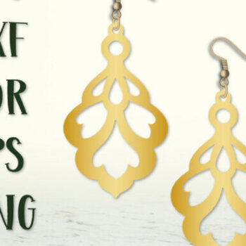 Intra απο ξύλο plywood 3mm-4mm πάχος – Teardrop Earrings, Lasercut Earrings Δίασταση  5x5 cm INTRAFABR-101689207 - Image 4