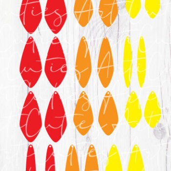 Intra απο ξύλο plywood 3mm-4mm πάχος – Πρότυπο σκουλαρίκια δάκρυ Δίασταση 5x5 cm INTRAFABR-8119169 - Image 4