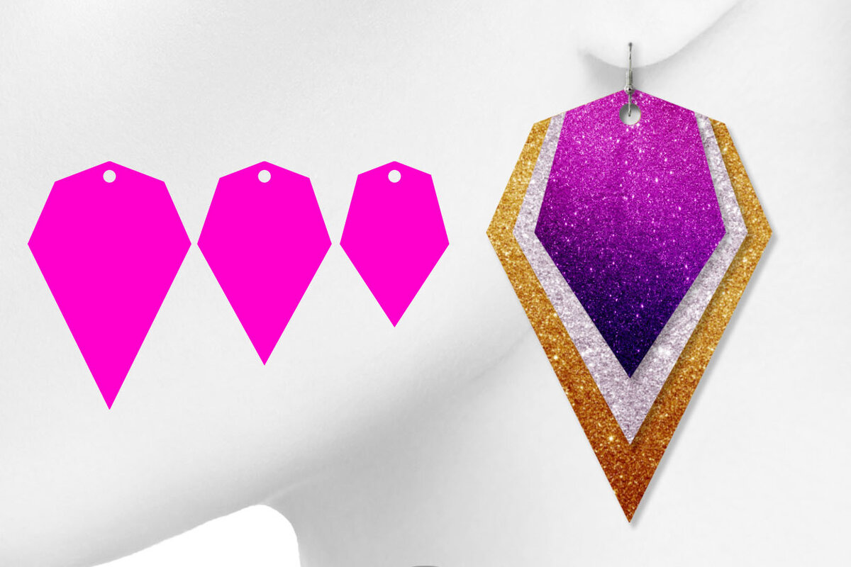 Intra απο ξύλο plywood 3mm-4mm πάχος – Πρότυπο σκουλαρίκια δάκρυ Δίασταση  5x5 cm INTRAFABR-9466635