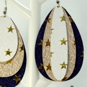 Intra απο ξύλο plywood 3mm-4mm πάχος – Πρότυπα σκουλαρίκια δάκρυ Δίασταση  5x5 cm INTRAFABR-8118433 - Image 2