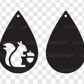 Intra απο ξύλο plywood 3mm-4mm πάχος – Πρότυπο σκουλαρίκι σκουλαρίκι δάκρυ Δίασταση  5x5 cm INTRAFABR-107513136 - Image 2