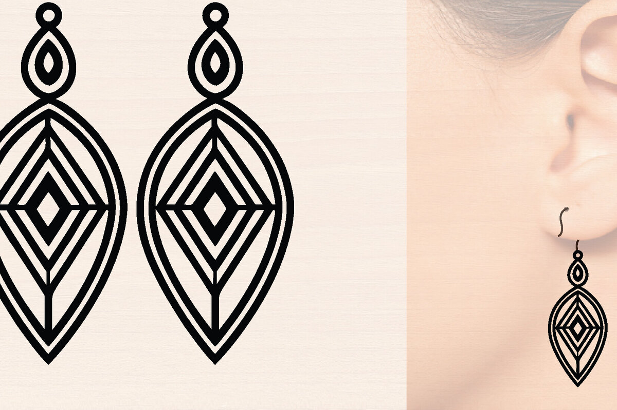 Intra απο ξύλο plywood 3mm-4mm πάχος – Δάκρυ Ξύλινα Σκουλαρίκια Δίασταση  5x5 cm INTRAFABR-117223710