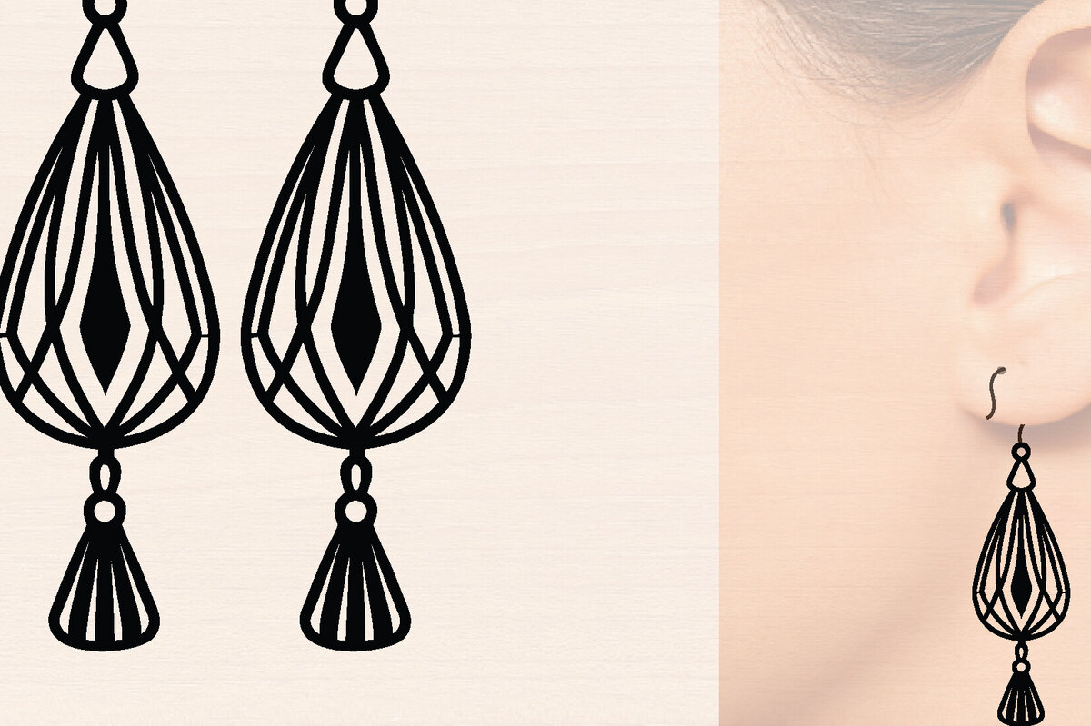 Intra απο ξύλο plywood 3mm-4mm πάχος – Δάκρυ Ξύλινα Σκουλαρίκια Δίασταση  5x5 cm INTRAFABR-117224144