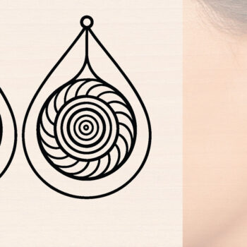 Intra απο ξύλο plywood 3mm-4mm πάχος – Δάκρυ Ξύλινα Σκουλαρίκια Δίασταση  5x5 cm INTRAFABR-117224506 - Image 1